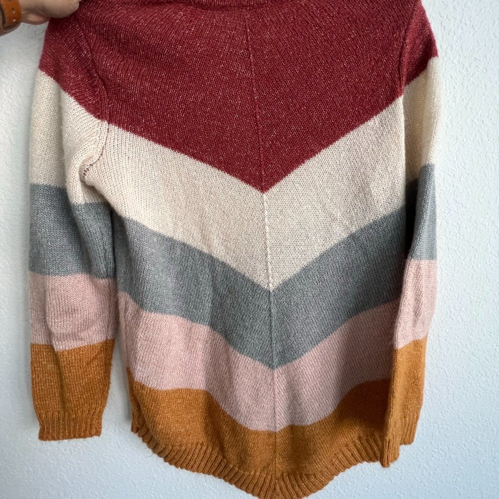 FORTUNE + IVY Rainer Chevron Color Block Pullover - Picture 2 of 5